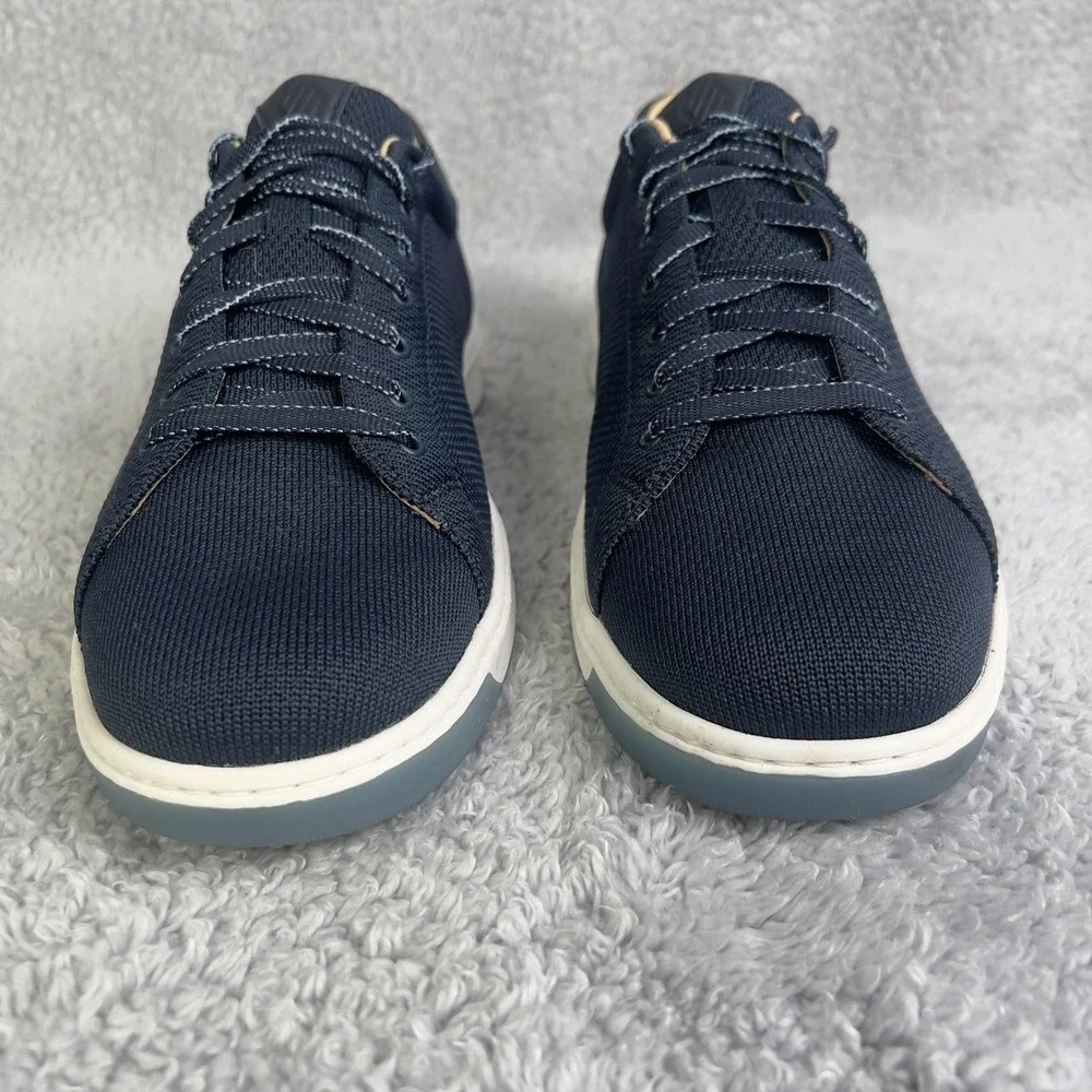 Johnston & Murphy Shoes Mens 10 Blue Lace Up Low Top Casual Sneakers 59-4409